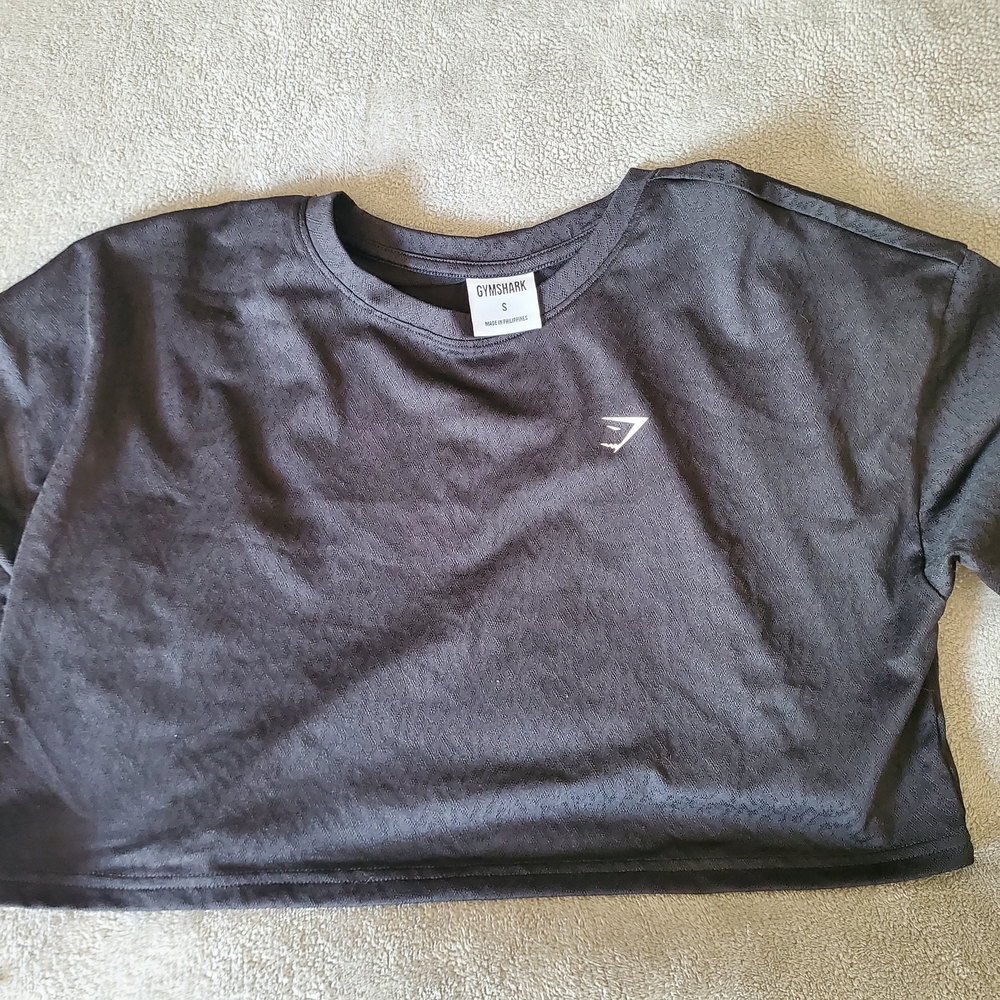 Gymshark Women's Black Crop Top